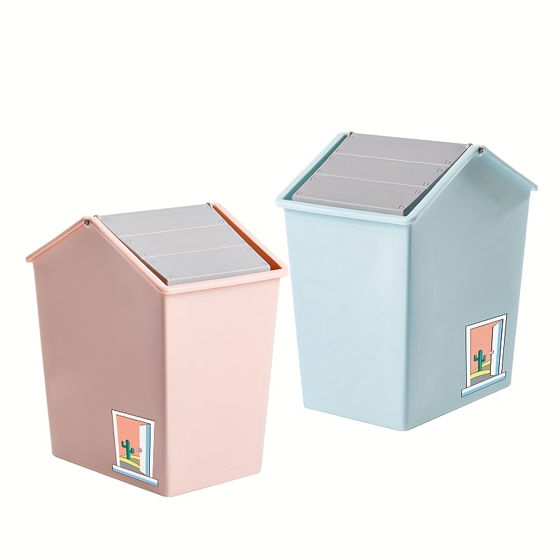  Accmor Car Trash Can with Lid, Mini Auto Dustbin Garbage  Organizer with One Roll Plastic Trash Bag, Automotive Garbage Container Bin  for Vehicle, Home, Office : Automotive