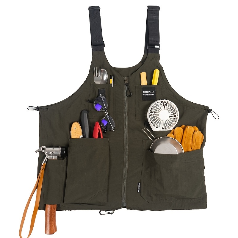 Versatile Quick-drying Waistcoat Satchel for Outdoor Camping Fishing, Multi-Purpose Vests Jacket for Men and Women,Temu