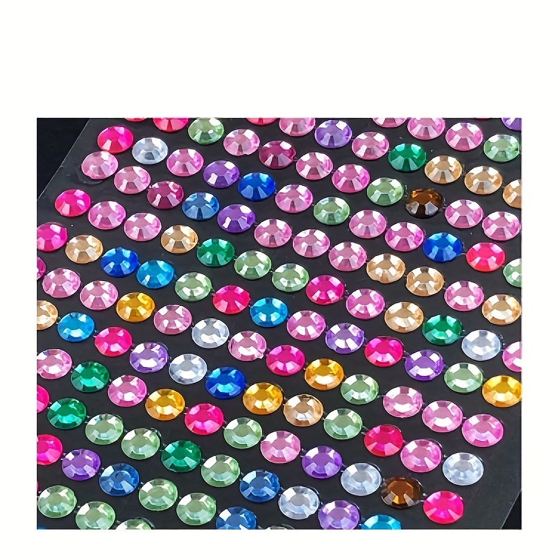 Sparkling Acrylic Crystal Stickers Self adhesive Rhinestone - Temu