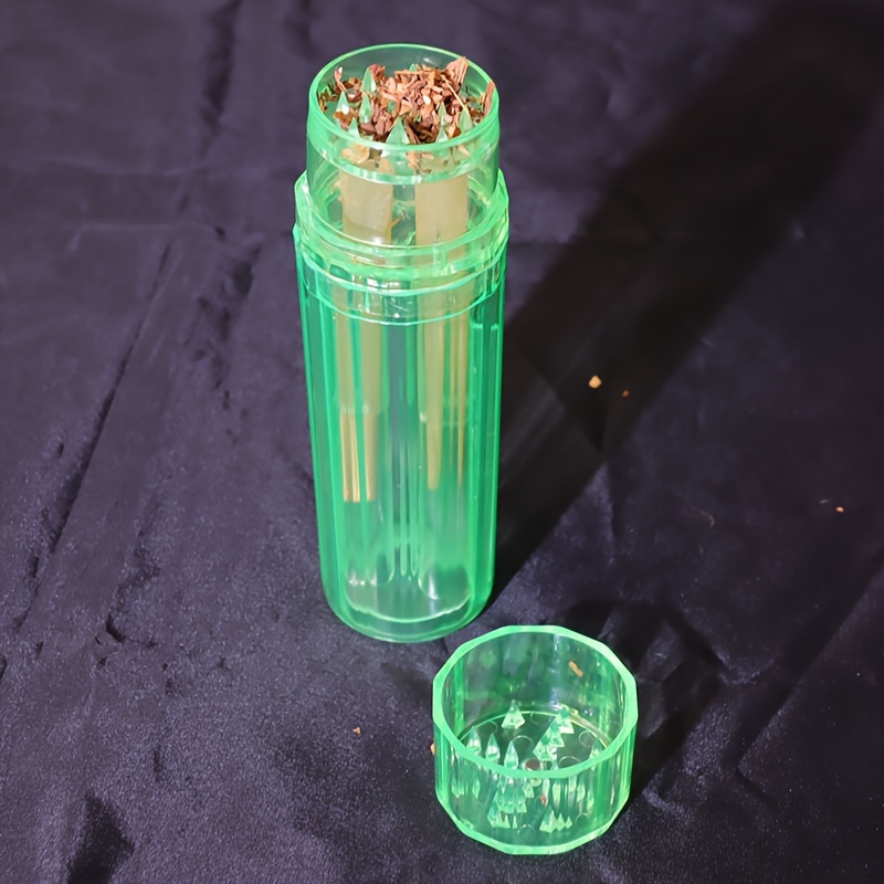 4-layer Spice Grinder, Herb Grinder With Two Filling Tube