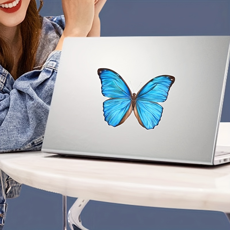 Monarch Butterfly, Blue Morpho Butterfly, Pretty Vinyl Sticker, For Car  Laptop Phone Helmet Hard Hat, Waterproof Decal