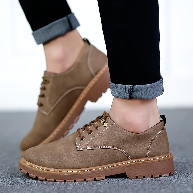 Men's Wear-resistant Lace-up Casual Shoes