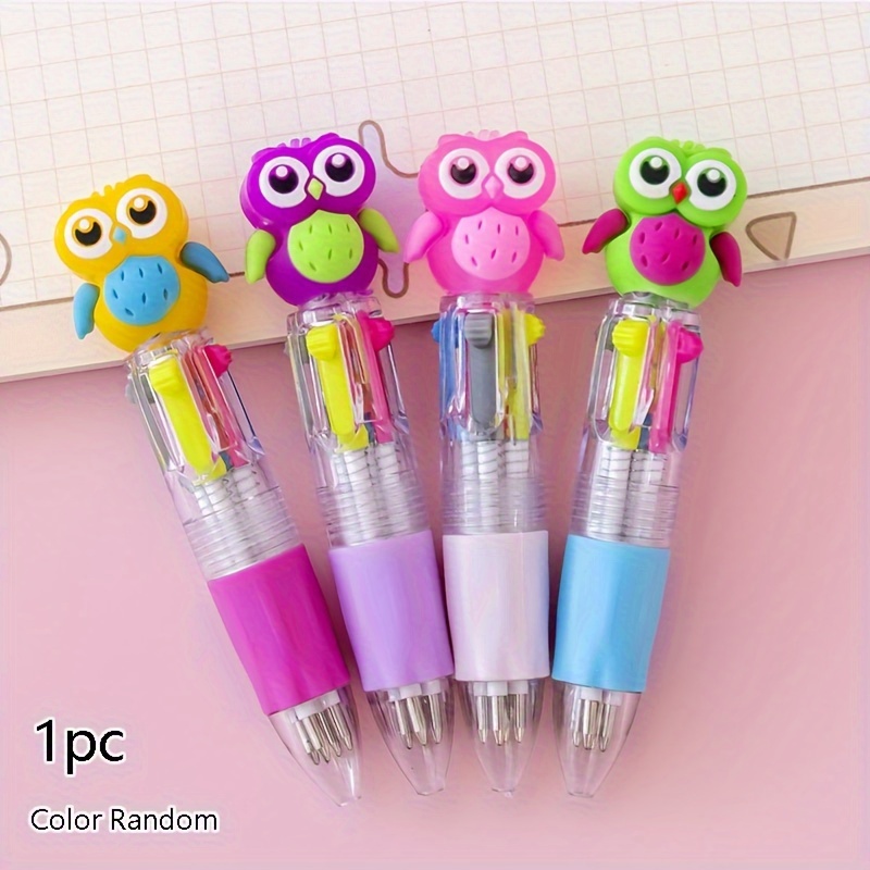 Wholesale Multicolored Unicorn Cartoon Cute Ballpoint Pens Set Of