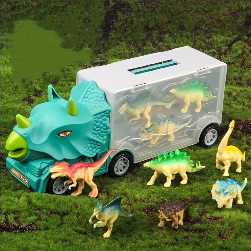 Dinosaur Toys Figure Playset Dinosaur Head Storage Container - Temu Mexico