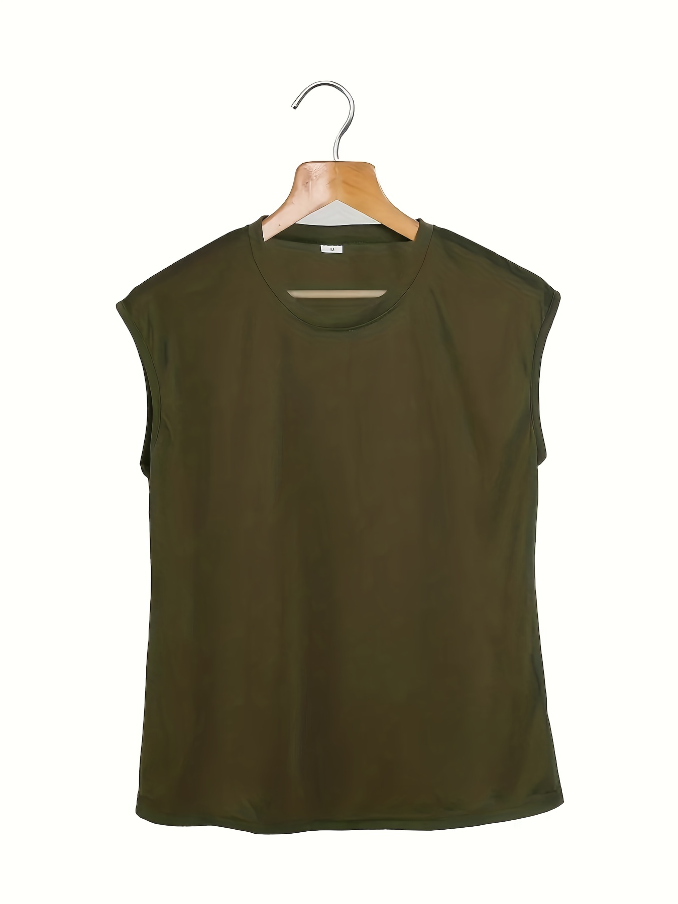 Men's A shirt Tanks Solid Color Singlet Sleeveless Tank - Temu