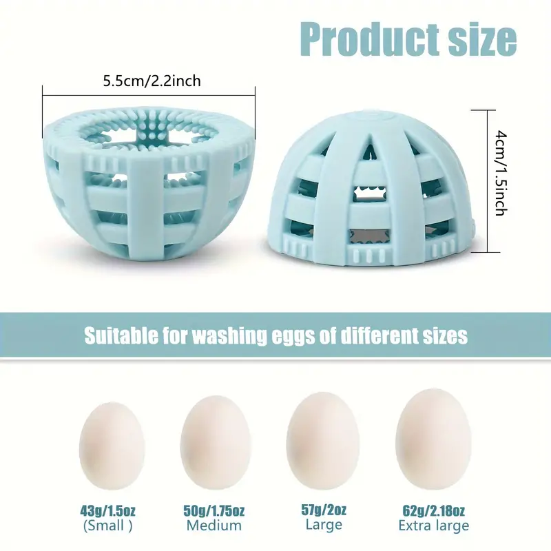 Silicone Egg Brush Durable Easy And Convenient Cleaning Egg - Temu
