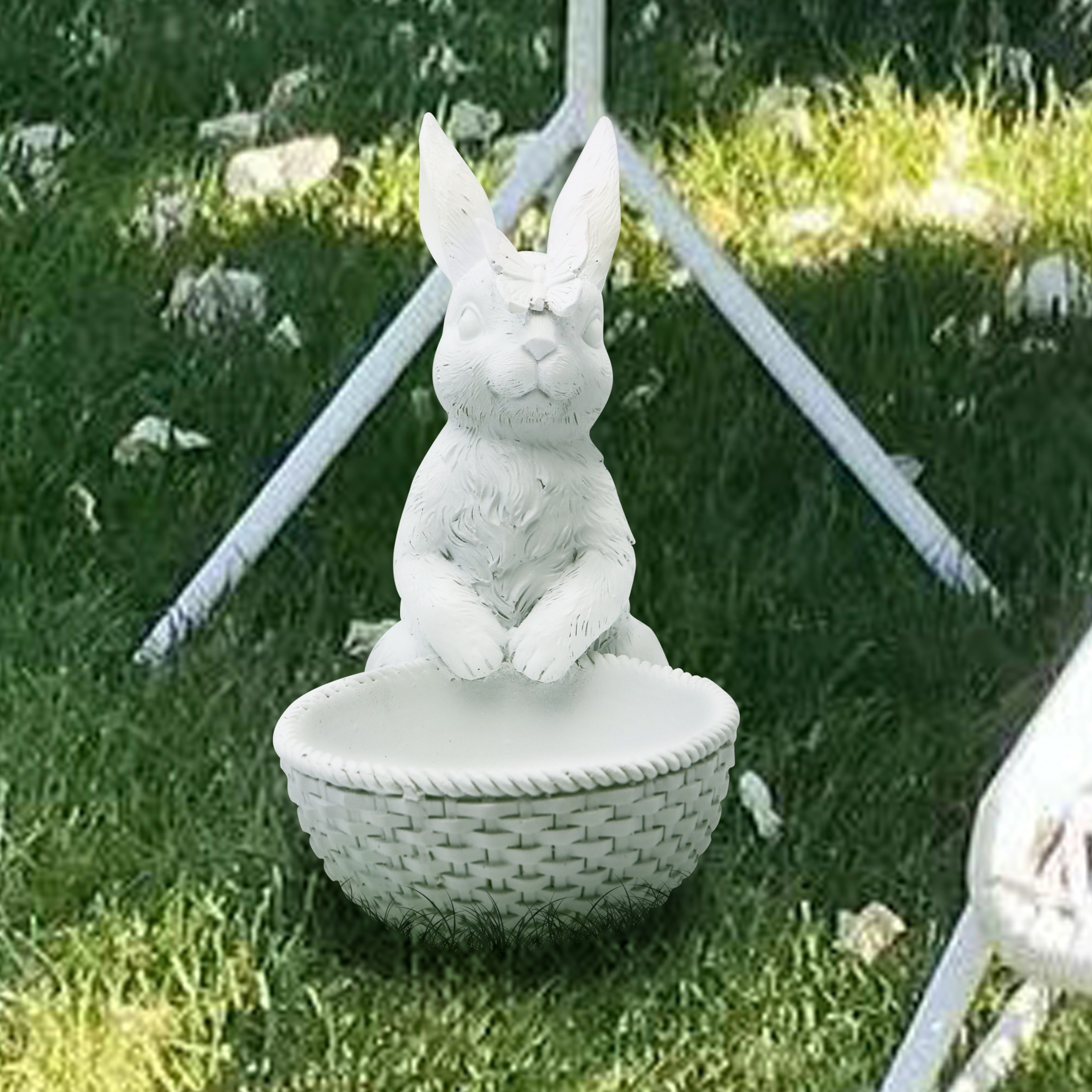 Acheter Plantes en pot pour jardin, Statue de chien et de lapin