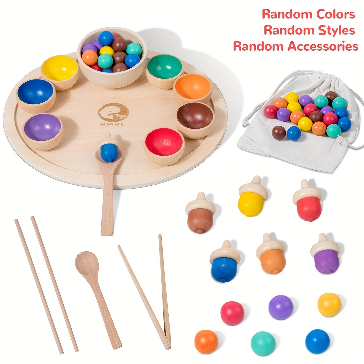 Jogo das Cores- montessori jogo para crianças, brinquedo em madeira,  educativo - Brinquedos Educativos e Pedagógicos - Gemini Jogos Criativos