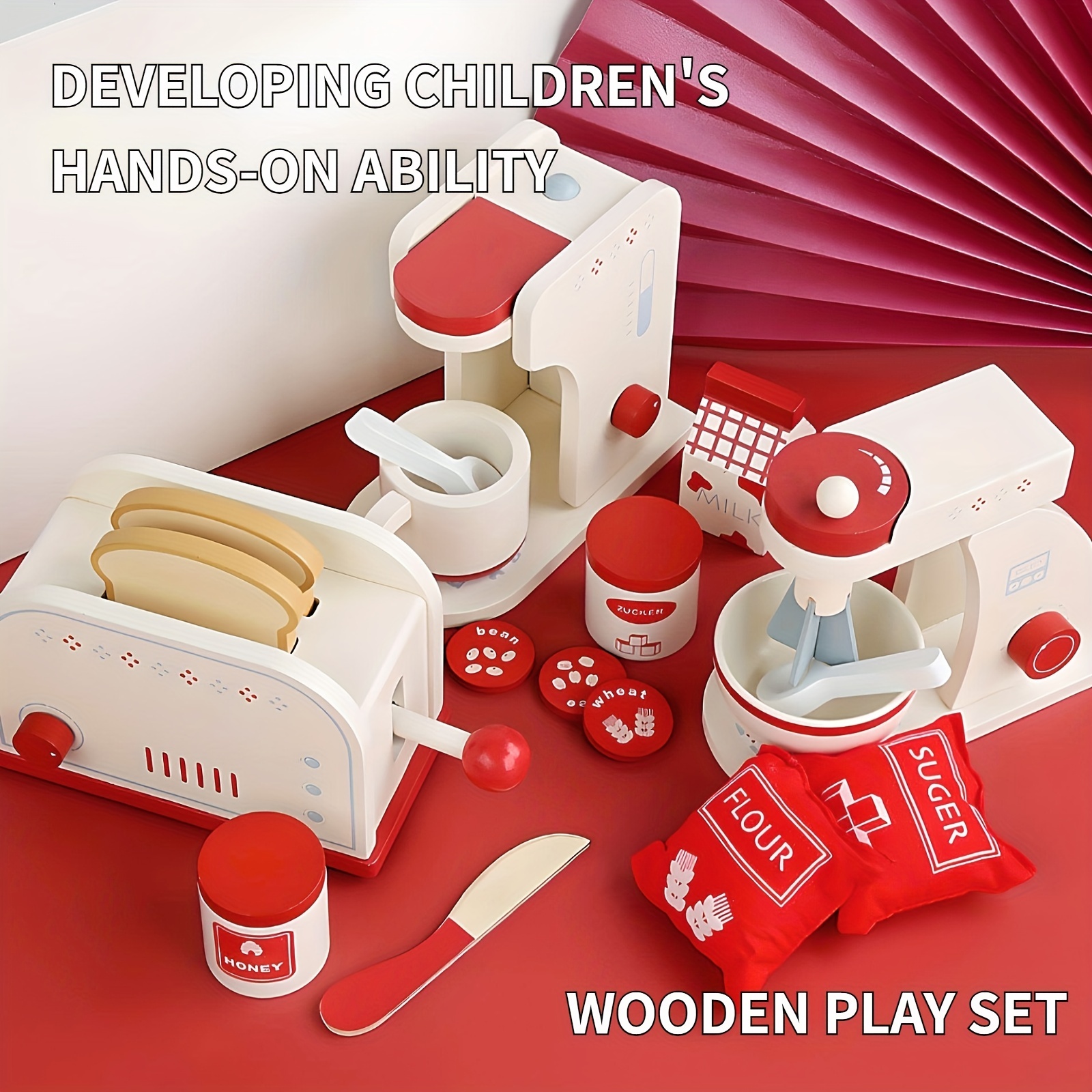 Wooden Coffee Maker Set For Kids Role Play, Simulation Coffee Machine For  Boys And Girls To Play Tea Party With Snacks, Parent-child Interaction  Pretend Kitchen Accessories, Gift For Kids, Boys & Girls