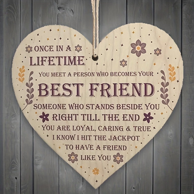 Wood Birthday Best Friend Appreciation Gifts - Temu