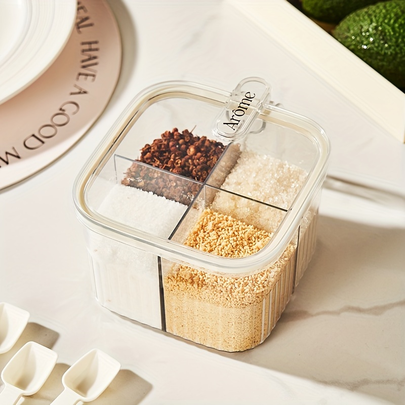 1pc Spice Storage Box For Kitchen, Sealed Canister, Food Storage Container,  Organizer, Household Item
