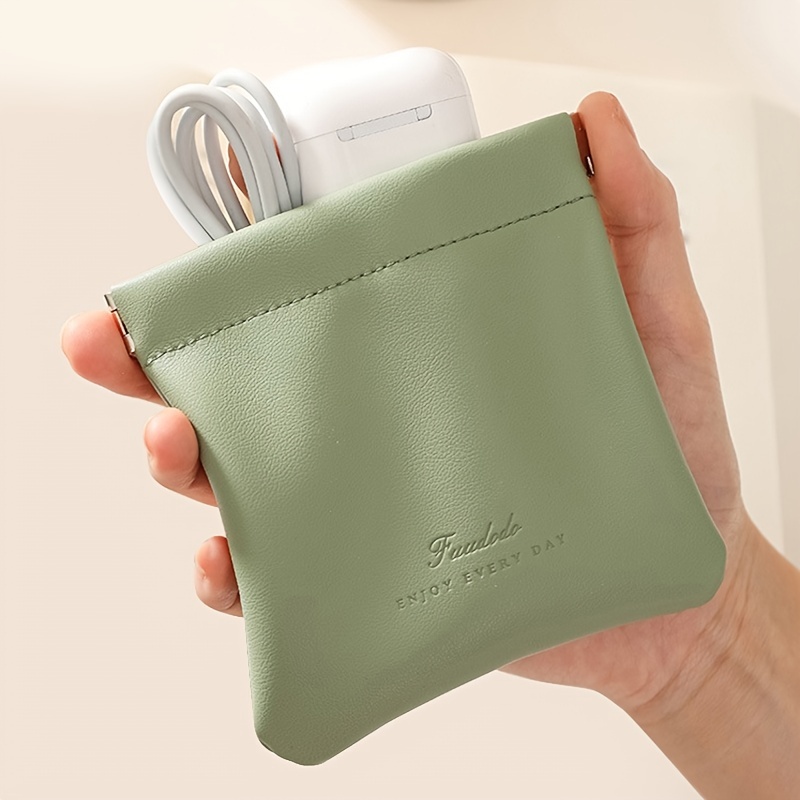 Squeeze coin purse online leather