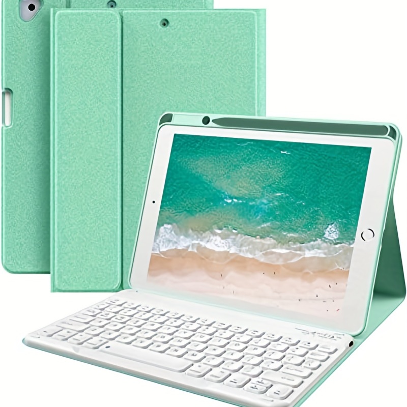 MicroPack iPad 9th Generation Case with Keyboard, Keyboard for iPad 8th  Generation, iPad 7th Generation 10.2 Inch, Smart Touchpad 7 Color Backlit