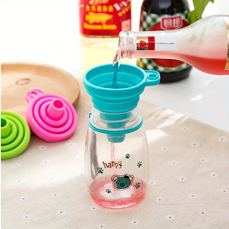  5 Pcs Funnel Water Bottle Filling Hopper Color Powder Kitchen  Supply Handle Small Powder Small Caliber Plastic : Home & Kitchen