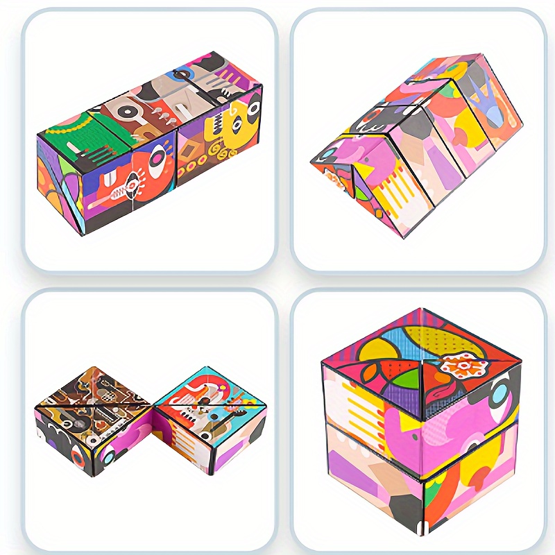 3D Changeable Magic Cube Anti Stress Fidget Toy Gift