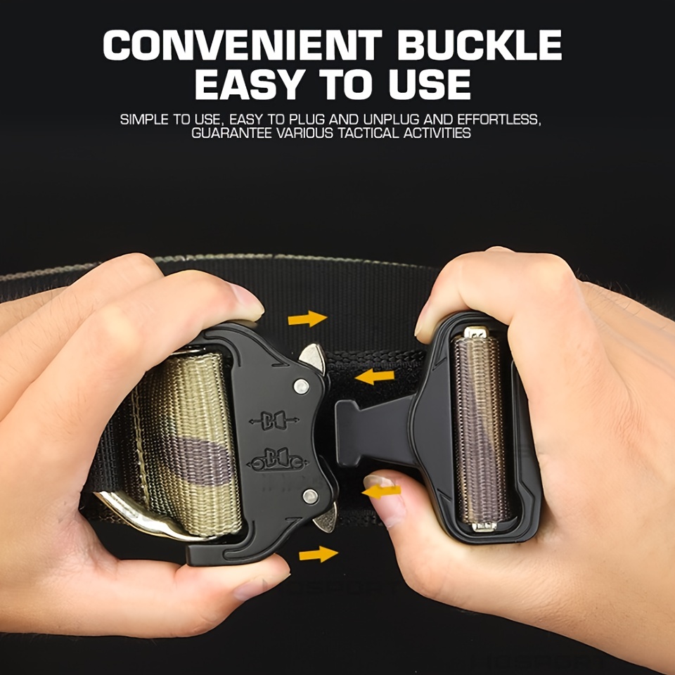 Multifunctional Duty Belt Law Enforcement Belt Quick Release