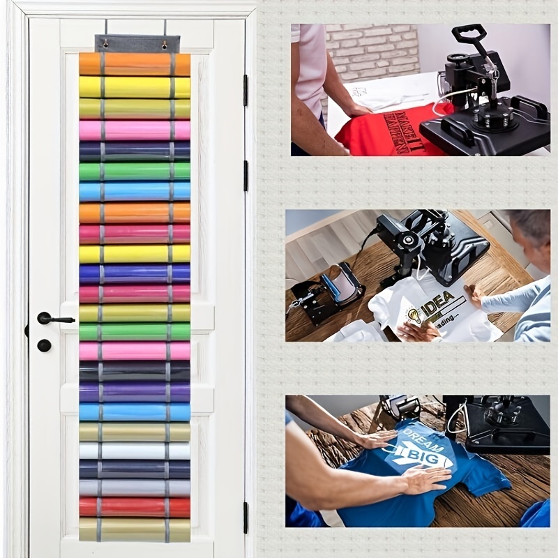 Vinyl Roll Holder with 48 Compartments, Vinyl Roll Storage