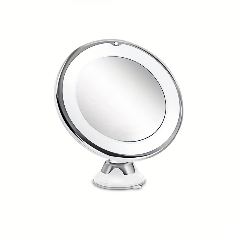 Espejo compacto de aumento 20X con luz, 5 pulgadas, espejo compacto de  viaje LED