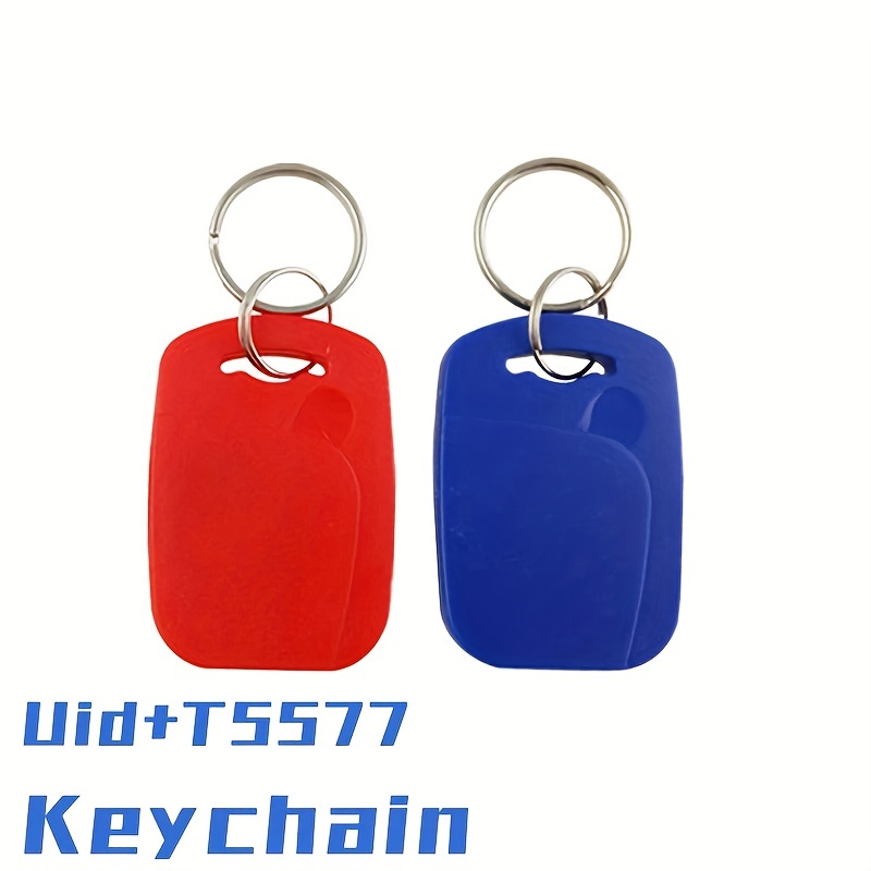 10Pcs Cuid Keychain Rfid Smart Chip Tag 13.56mhz Rewritable Anti-Shielding  Clone Card Nfc Copy Token 1k S50 Duplicator Badge