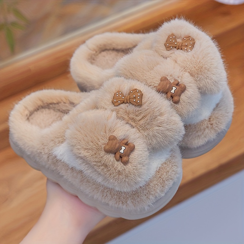 Women's Fluffy Slippers Cute Fluffy Slippers Fuzzy Slippers for Women Soft Fluffy  Slippers Cozy Wome