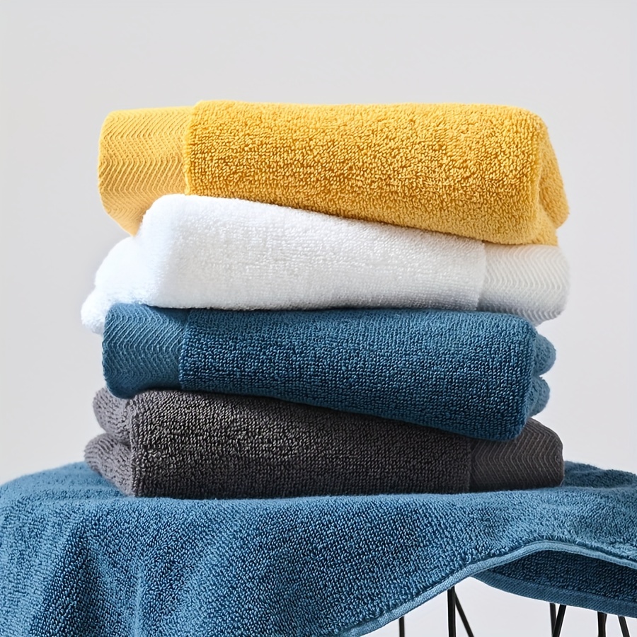 Juego de toallas de baño 100% algodón de alta calidad; 1 toalla de baño, 1  toalla de mano y 1 toallita, baño de lujo súper suave y altamente