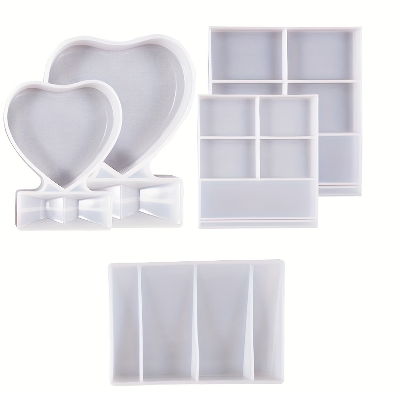 1pc Large Heart Display Resin Mold, DIY Personalized Photo Heart