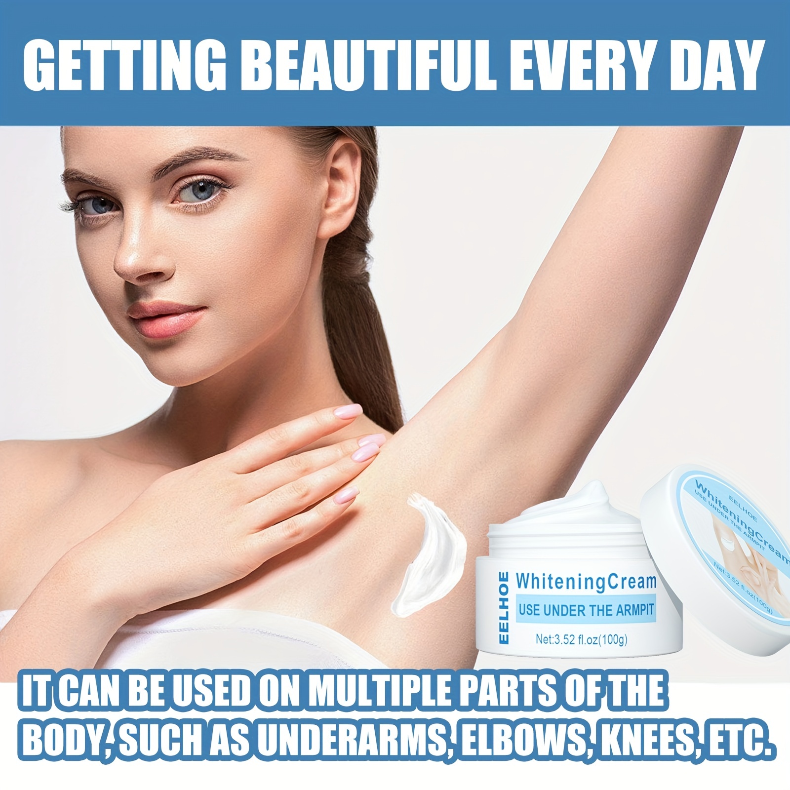 1pc Skincare Cream Underarm Whitening Cream Moisturizes The Neck