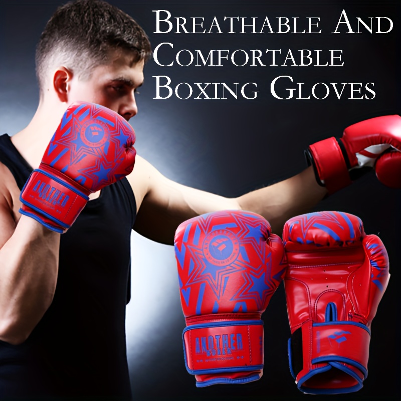 Wesing Guantes de boxeo para hombres y mujeres, guantes de  entrenamiento de boxeo para patear boxeo de 8-16 onzas, guantes de boxeo  Muay Thai, MMA (10 onzas, azul) : Deportes y