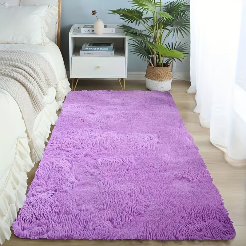GENERICO 3 alfombras pequeñas peluditas, para bajada de cama, 50x80cm