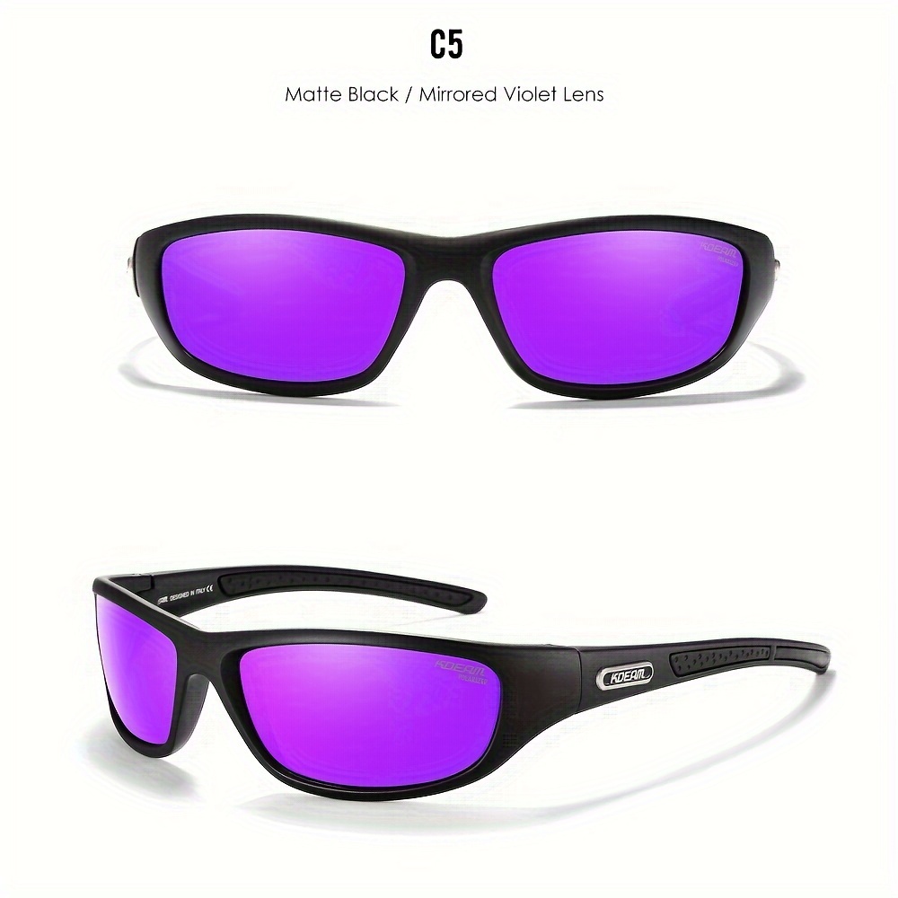 Trendy Cool Tr90 Frame Polarized Sunglasses Sports Outdoor Cycling  Windproof Sunglasses Men Women Holiday Decors - Jewelry & Accessories -  Temu New Zealand
