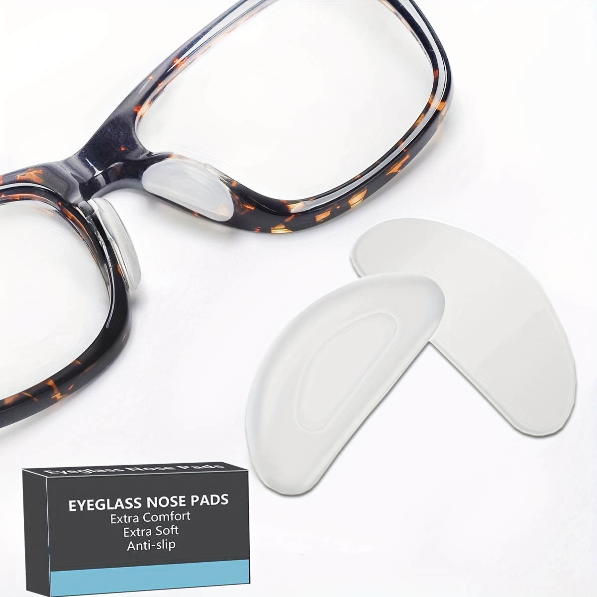 1pc Silikon Anti-rutsch-brillen-nasenpads U-förmige Nasenpads Für  Brillenzubehör, Rabatte Für Alle
