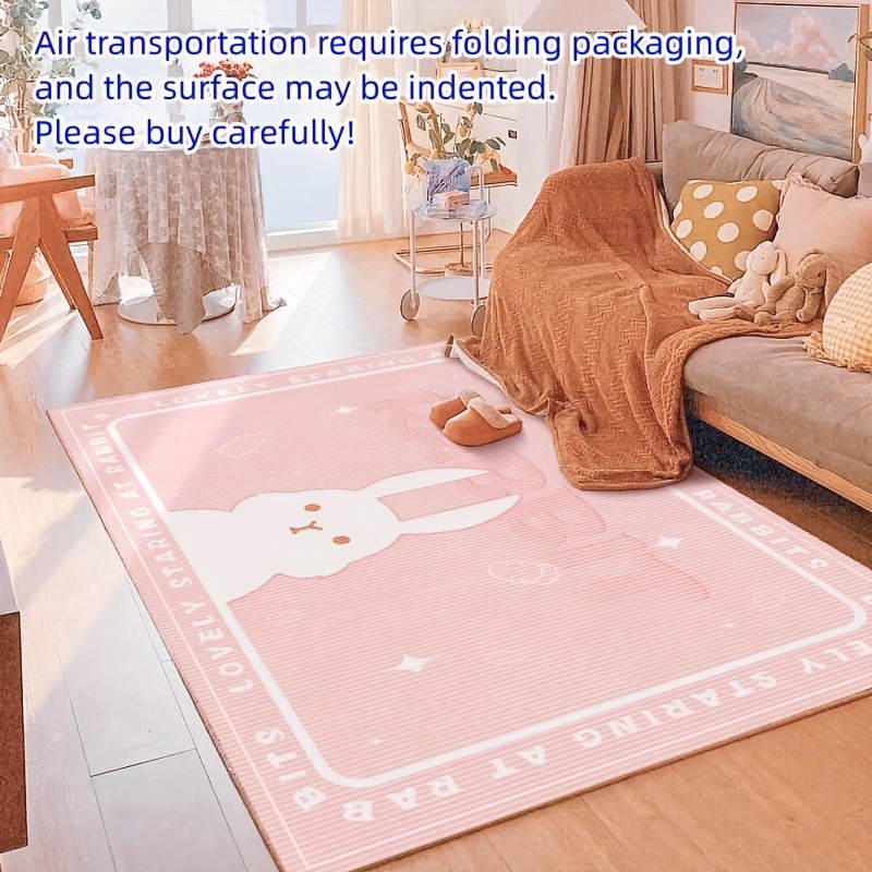 cartoon rabbit carpet Bedroom room mat living room floor mat