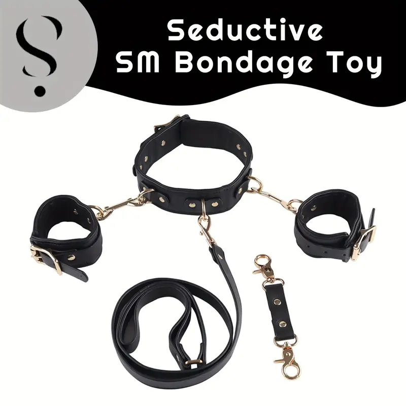 Bdsm Bondage Neck To Wrist Restraints Bondage Kit Sexy Adult - Temu