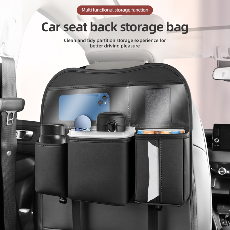 Foldable Car Rear Seat Multifunctional Shelf Bag - Temu