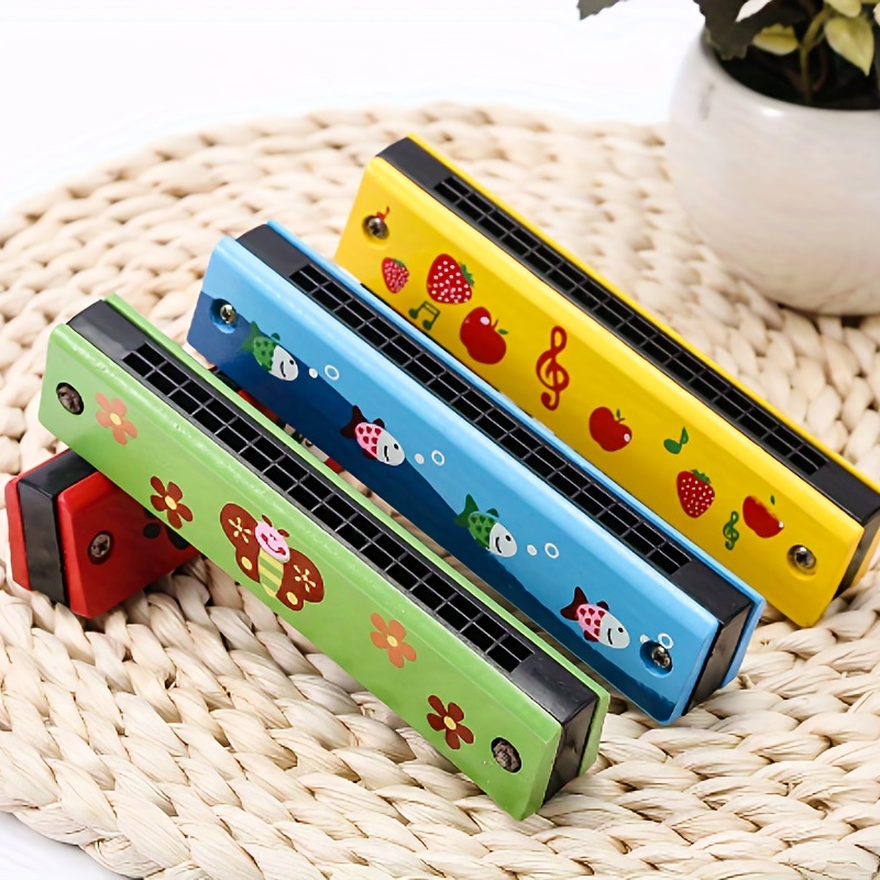 

1pc Musical Instrument Play16-hole Harmonica Parent-child Baby Early Education Toys For Children Gift Harmonica Adult Beginners' Musical Instrument Toy Gift (random Color) Easter Gift