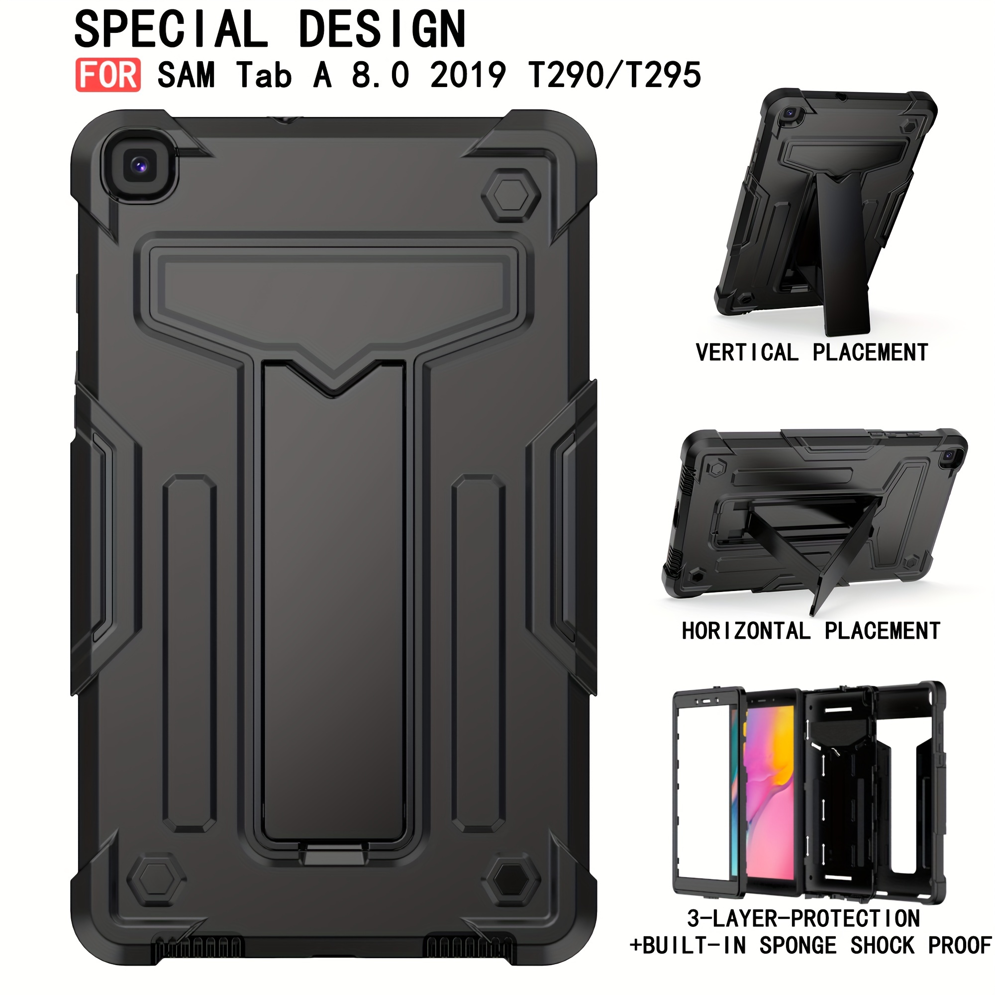 Coque Samsung Galaxy Tab A 8.0 2019 Sm-t290/t295, Coque Galaxy Tab A 8.0