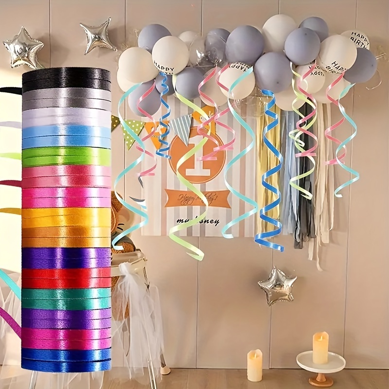 Home Decor Party Supplies Decor Ribbon Balloon Strings Ribbons For String  Gift Wrapping Balloons Flowers Bows Wedding Or Birthday Party Decoration 