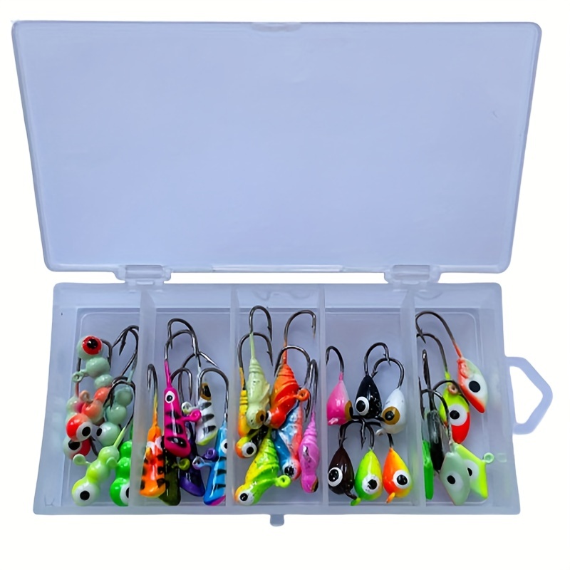 Luminous Ice Fishing Jigs Tungsten Crappie Jigs 3d - Temu New Zealand