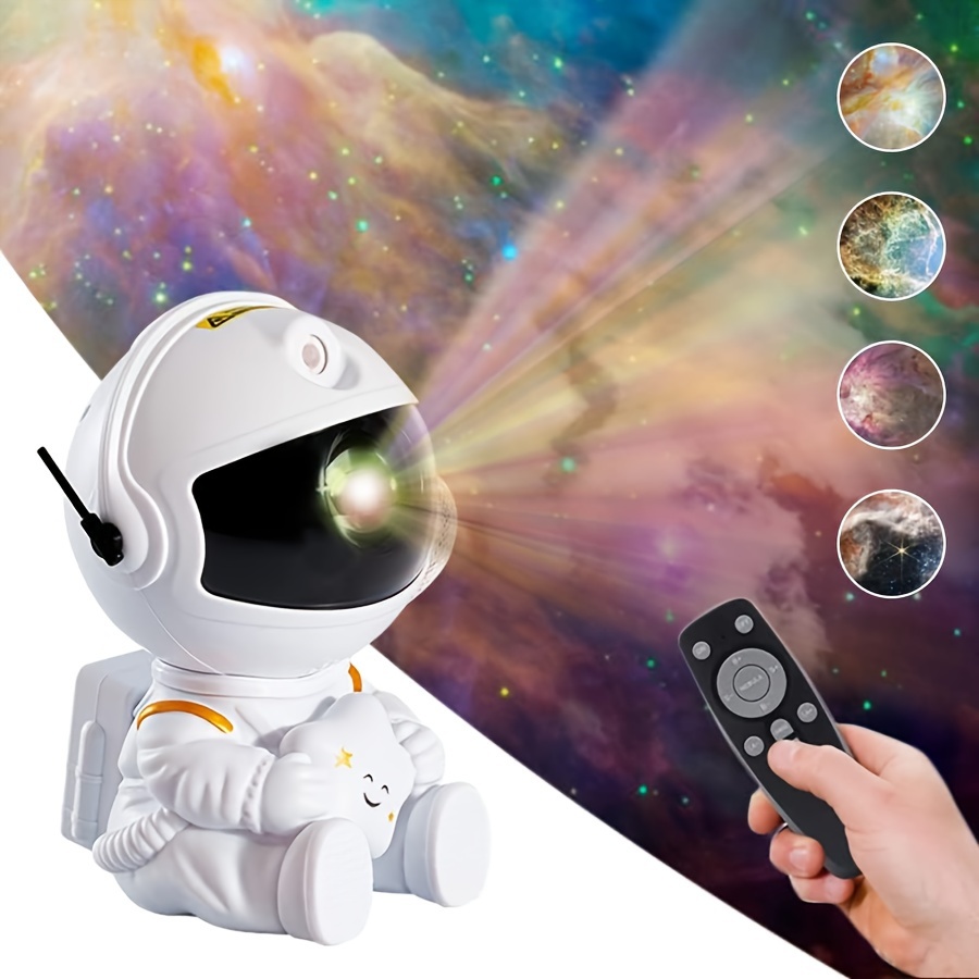 Astronaut Led Galaxy Projector Starry Sky Night Light - Temu