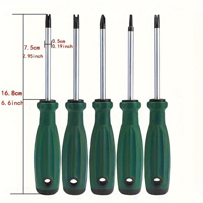 4-teiliges Dreieck-Schraubendreher-Set - Präzise, Magnetisch, Aus Chrom-Vanadium-Stahl
