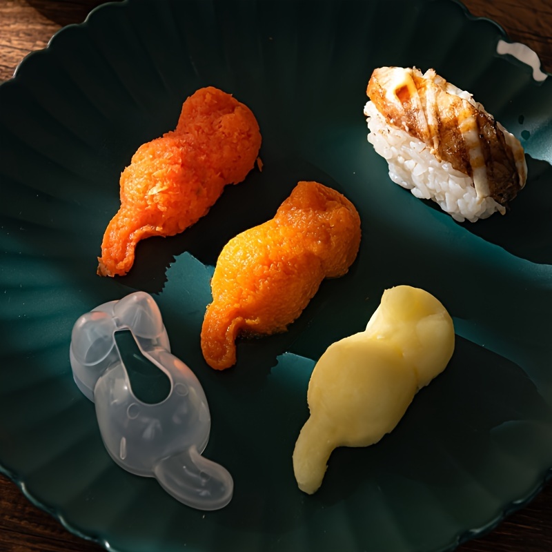 8pcs Cute Cartoon Sushi Making Kit,onigiri Rice Ball Maker Mold