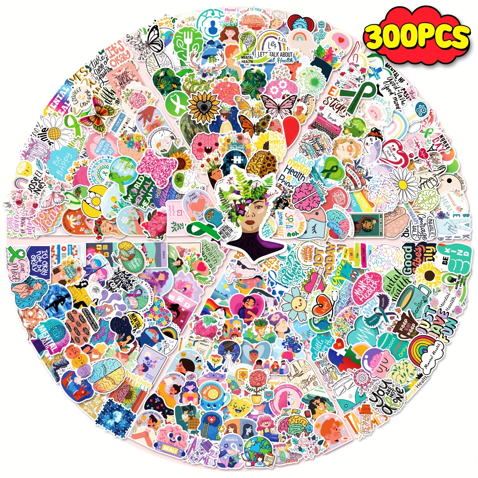 Stickers for Adults 300PCS Funny Stickers for Adults/Teens,Adult