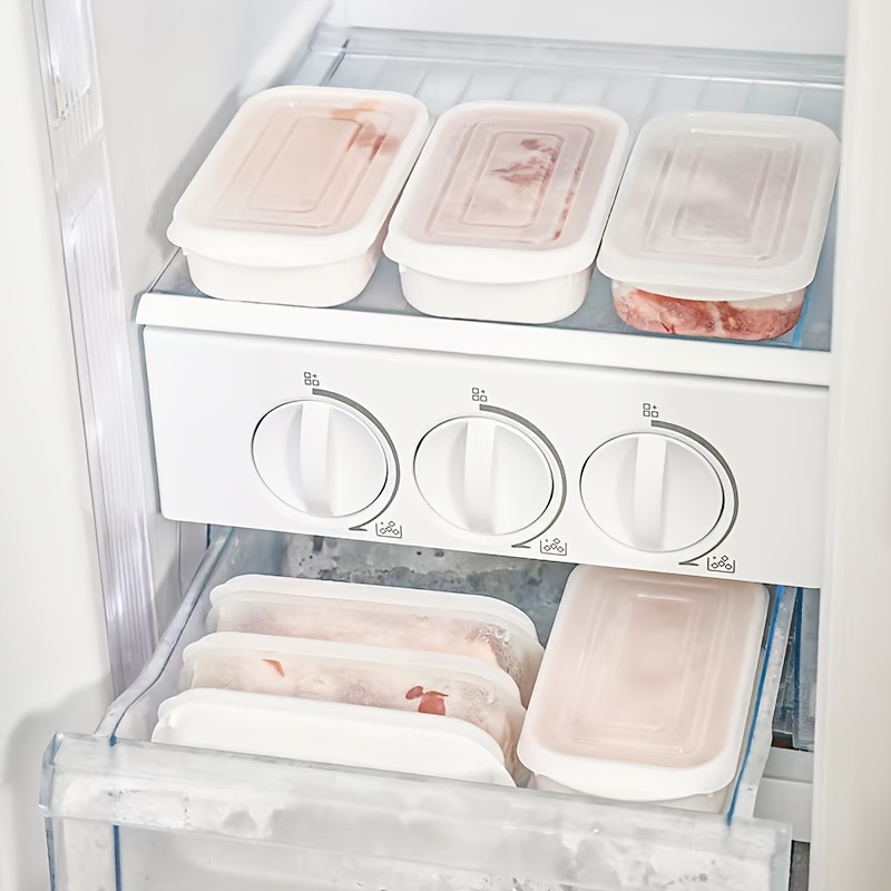 High Capacity Plastic Bacon Box, Deli Meat Saver Cold Cuts Fridge Keeper,  Cheese Food Storage Container with Lid for Refrigerator, Shallow Low  Profile