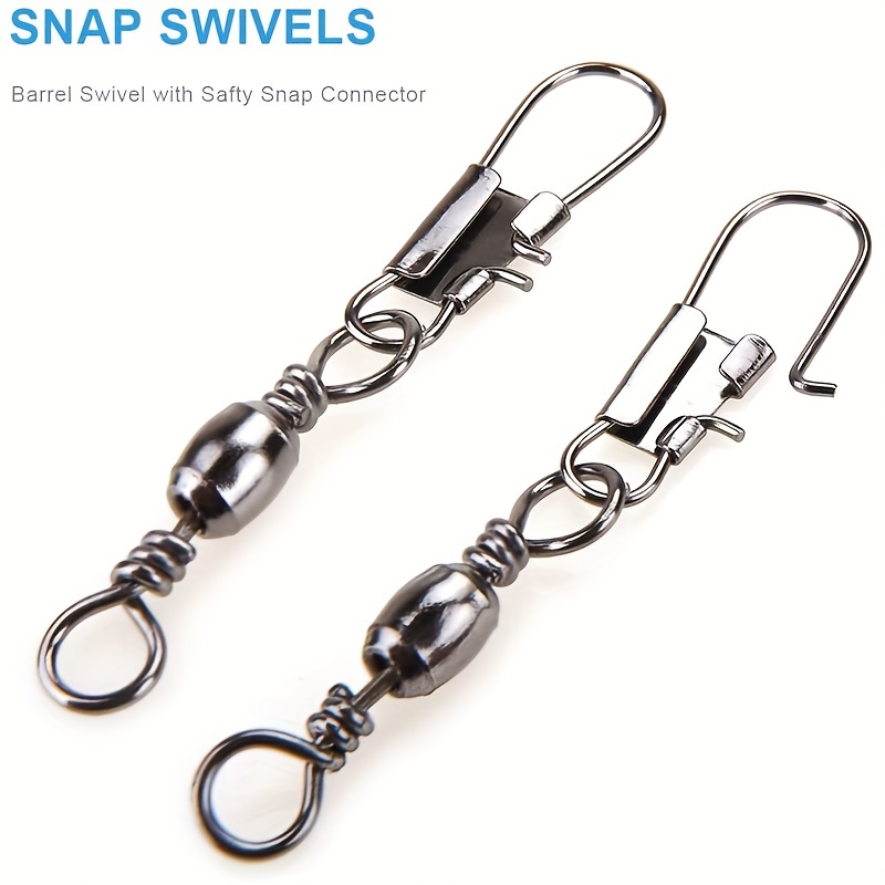 Barrel Snap Swivel Fishing Accessories Fishing Gear - Temu Canada