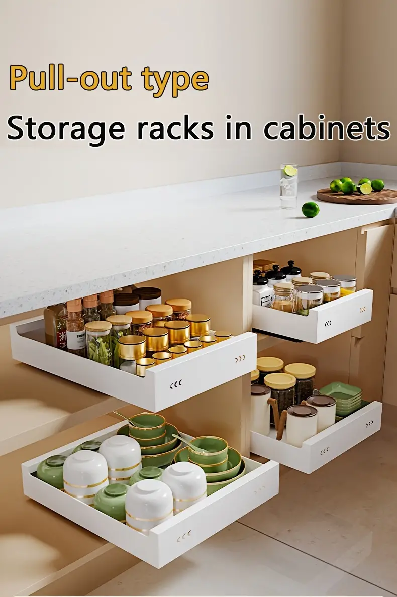 KITCHEN SPACE ORGANIZERS Pull-out organizer