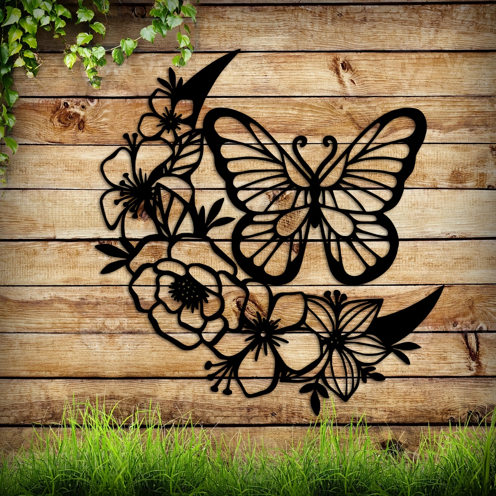 Modern Butterfly Flower Wall Hanging Perfect Home Decor - Temu