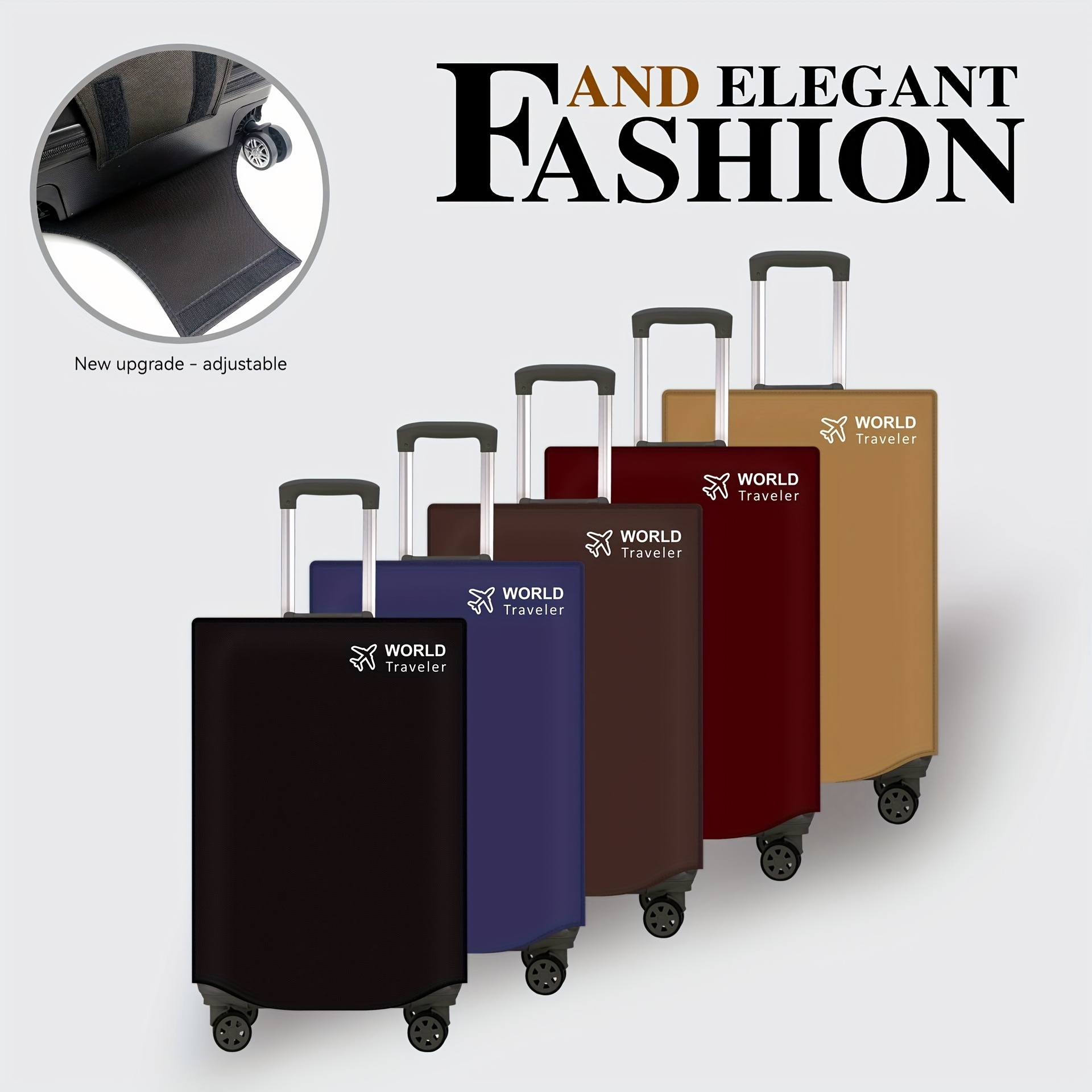 Foldable Thicker Luggage Cover, Case Suitcase Covers, Trolley Baggage Dust  Protective Case Cover, Travel Accessories - Temu Spain