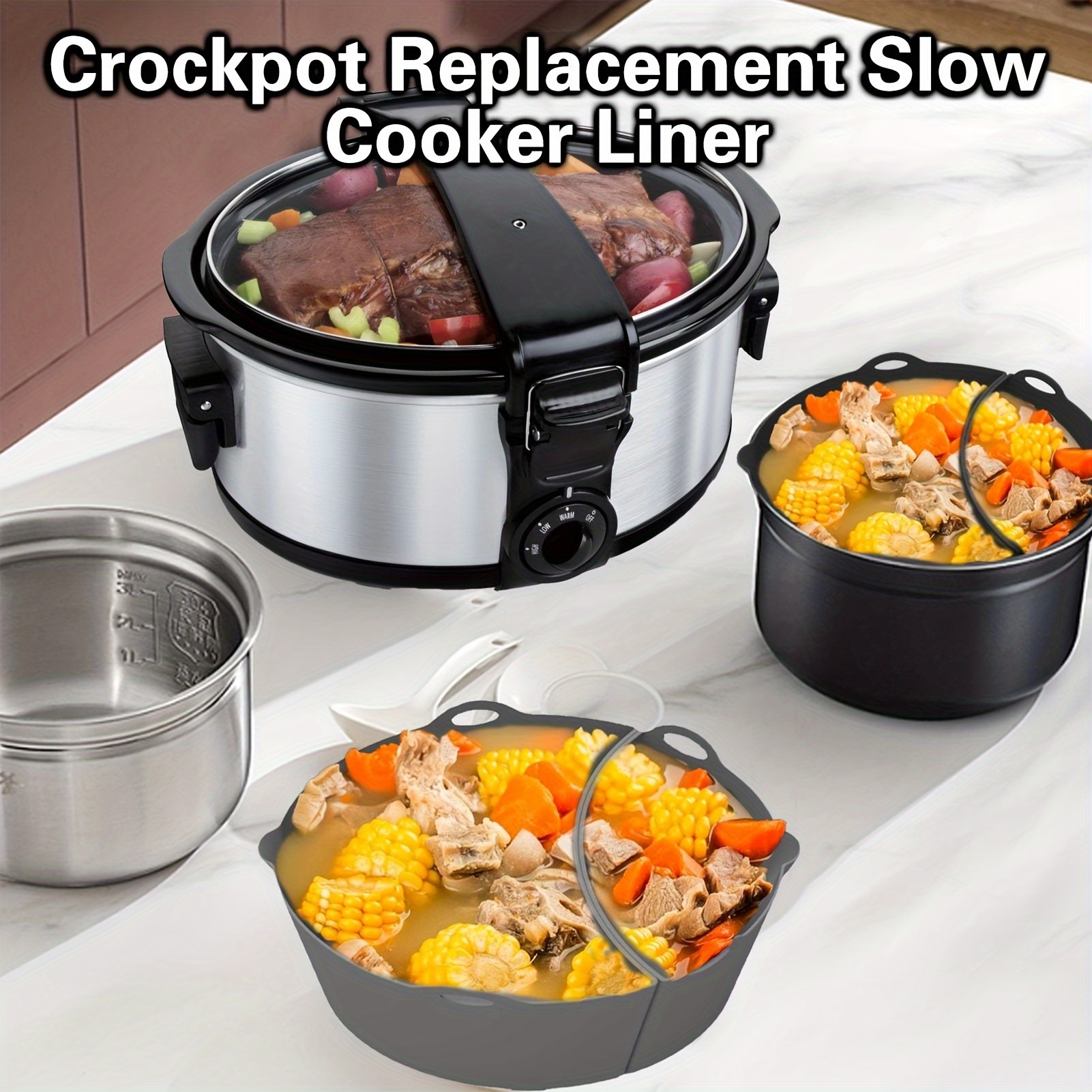 Rice Cooker Inner Pot Rice Cooker Replacement Inner Pot Rice Cooker Liner  for Kitchen 