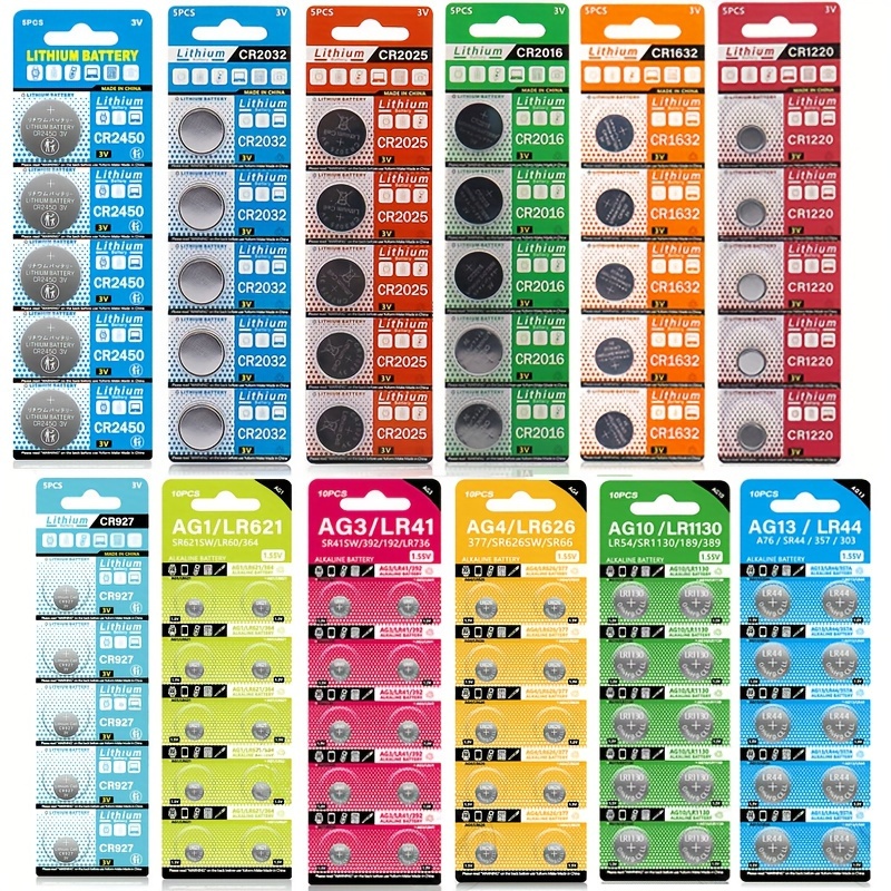 SONY CR2032 3V Lithium Button Cell Pack (5 Batteries Per Pack)