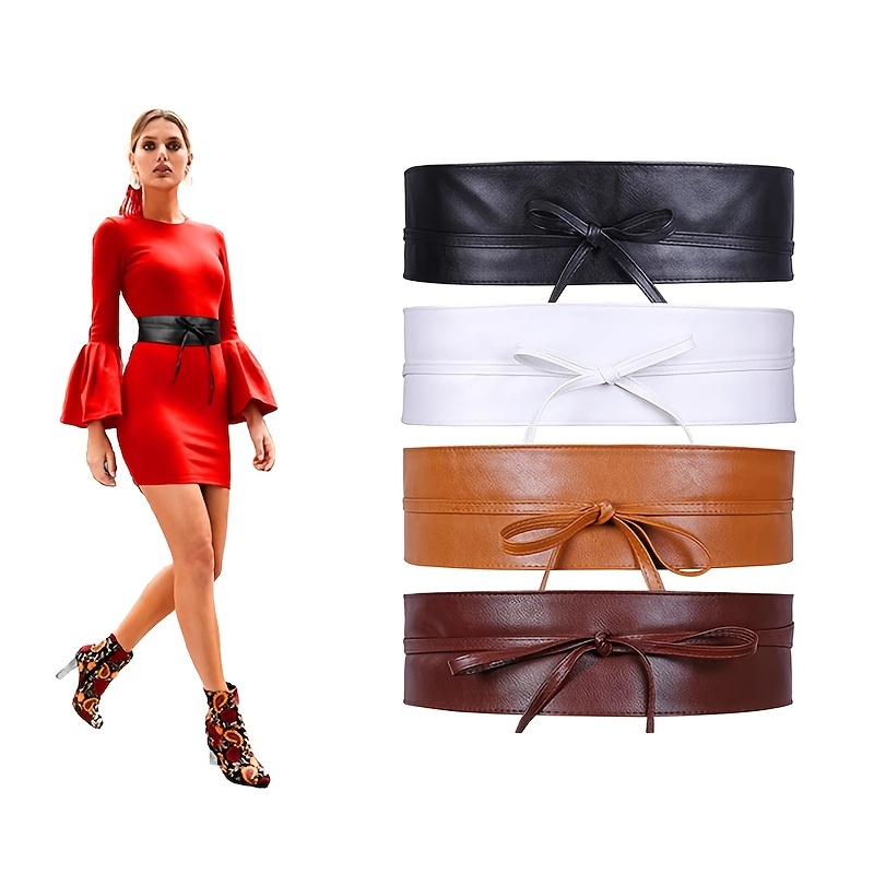 Waist Belt for women,Obi Leather Belt,Wrap Belt,Tie Belt,Dress Belt,Wide Leather Belt,Women Gift